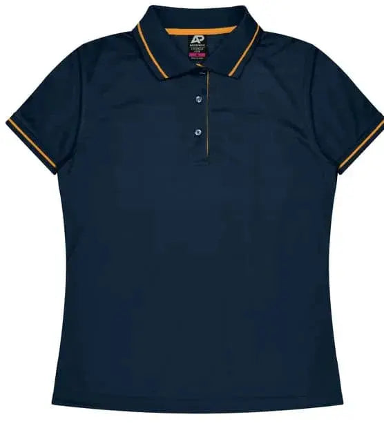 Aussie Pacific Cottesloe Lady Polo Shirt 2319 Aussie Pacific NAVY/GOLD 6